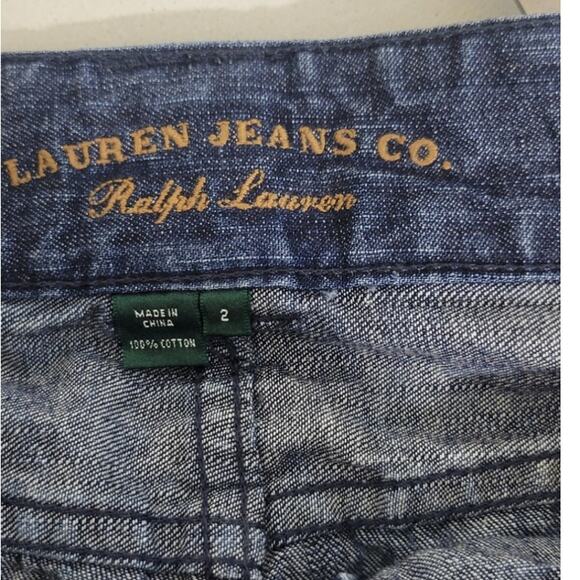 Lauren Jeans Co Capri Womens Size 2 Casual Classic Y2K Capri Comfortable Capri - Picture 7 of 7